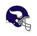 Minnesota Vikings NFL Large Sticker (12" x 12") Cornhole Wall Car