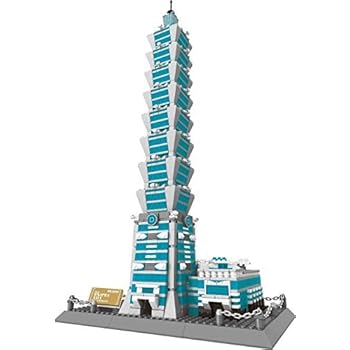 Amazon.com: The Taipei 101 of Taiwan Building Blocks 1511