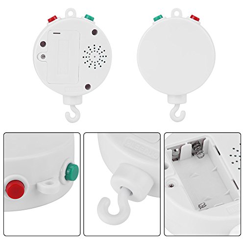 image for Yosoo Crib Musical Box, Baby Infant Bed Hanging Music Electric Bell wi