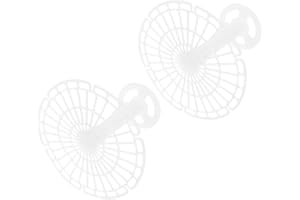 Healeved 2pcs Small 15cm Plastic Pickle Jar Press for 10-15lb Wide Mouth Jars, Fermentation Weights