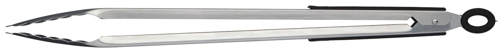MasterClass Heavy Duty Stainless Steel Kitchen Tongs with Soft Grip, 40 cm (15.5'')