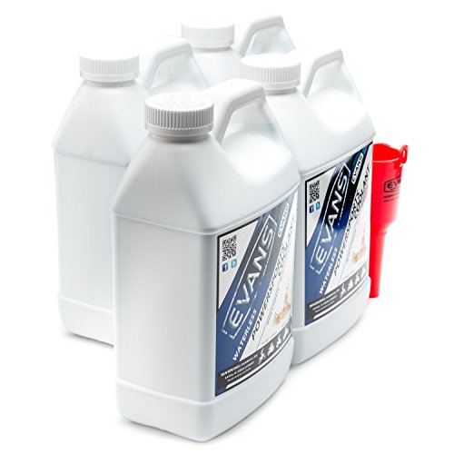 Evans Coolant EC72064 Powersport Waterless Engine Coolant, 64 fl. oz., 4 Pack with Funnel