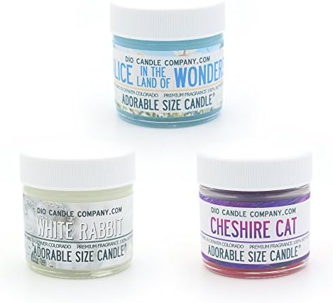 Alice in Wonderland Set of 3 Candles | Adorable Size Disney Candle