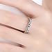 FULLIN Cute Ring Sparkling Bow 925 Sterling Silver Ring Ladies Eternal Love Bow Rings Size 6-9