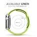 MoKo Apple Watch Band Series 1 Series 2, Soft Silicone Replacement Sports Band for 38mm Apple Watch 2015 & 2016 All Models, GREEN (Not fit 42mm Versions)