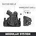 Alien Gear ShapeShift 4.0 IWB Holster for Concealed Carry - Custom fit to Your Gun (Select Pistol Size) – Right or Left Hand - Full Cant and Ride Height Adjustable - Made in The USA