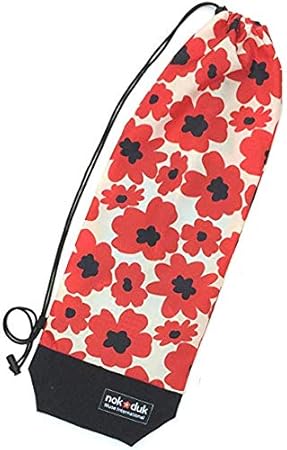 Amazon Nokduk バドミントン専用ラケットケース 2 530 ファンシーシリーズ フラワー赤 ソフトケース スマートでコンパクト ２本可 丁寧な縫製バドミントンラケットケース バドミントンラケットカバー バトミントンラケットバッグ ショルダー 可愛い おしゃれ