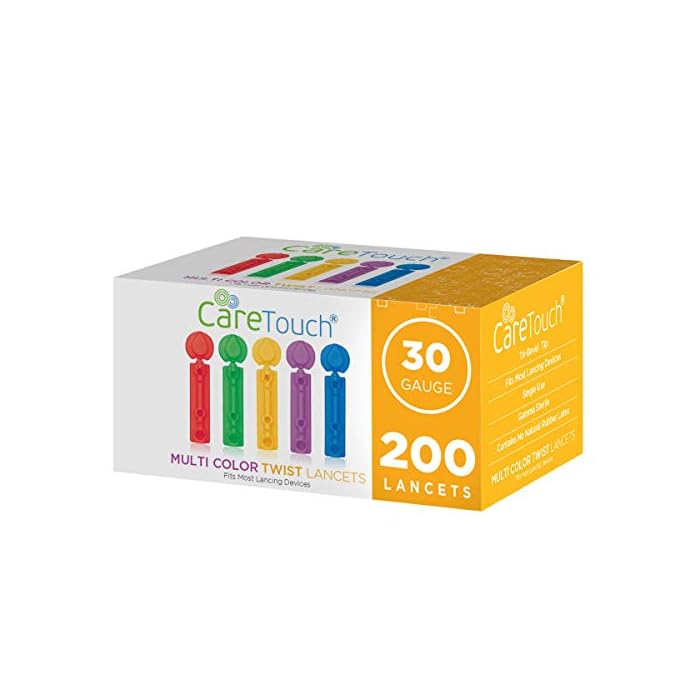 Lancets for Diabetes Testing - 30 Gauge Diabetic Lancets for Blood Testing and Glucose Testing - Fits Most Lancing…