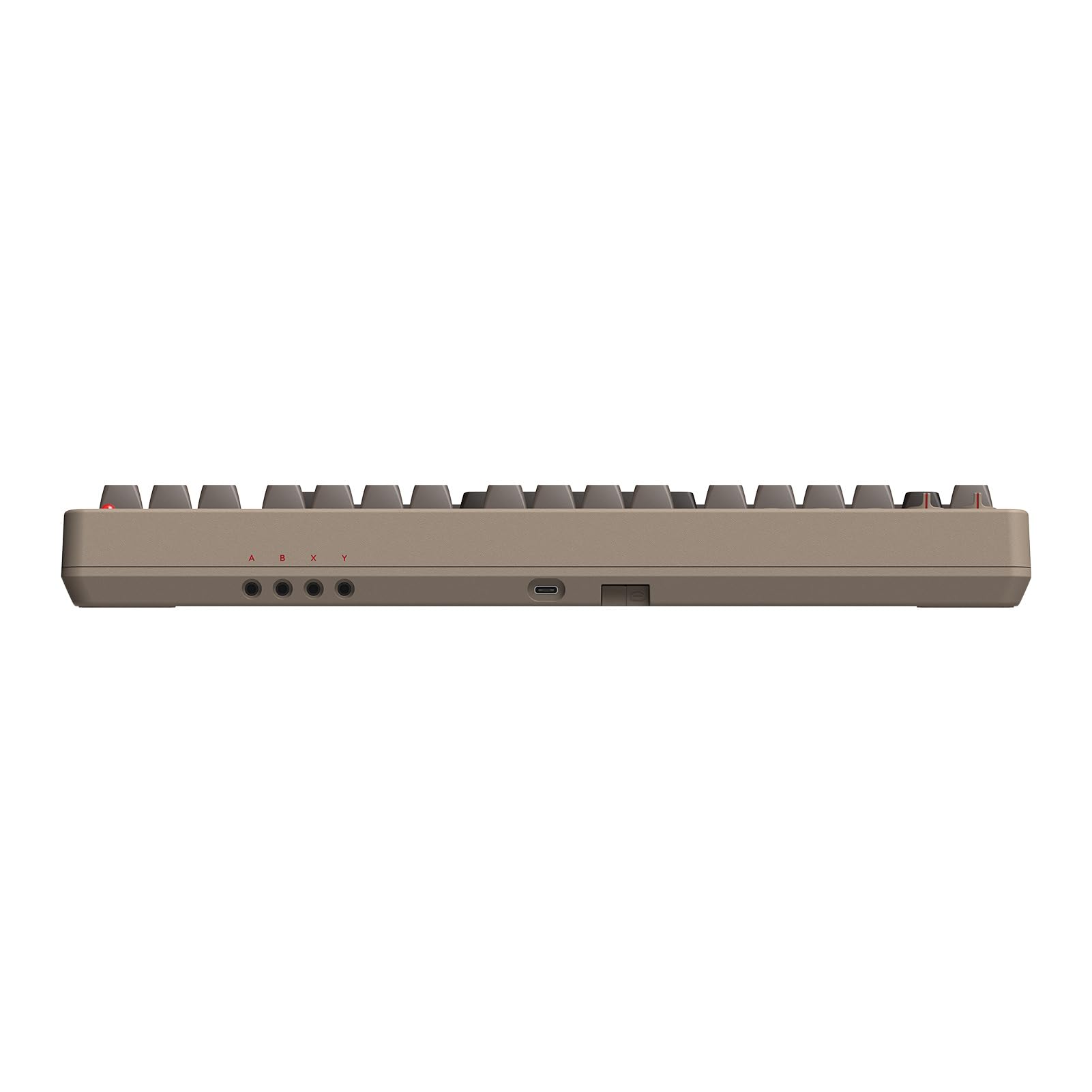 8BitDo Retro Mechanical Keyboard, Bluetooth/2.4G/USB-C Hot Swappable Gaming Keyboard with 87 Keys, Dual Super Buttons and Super Stick for Windows and Android - C64 Edition