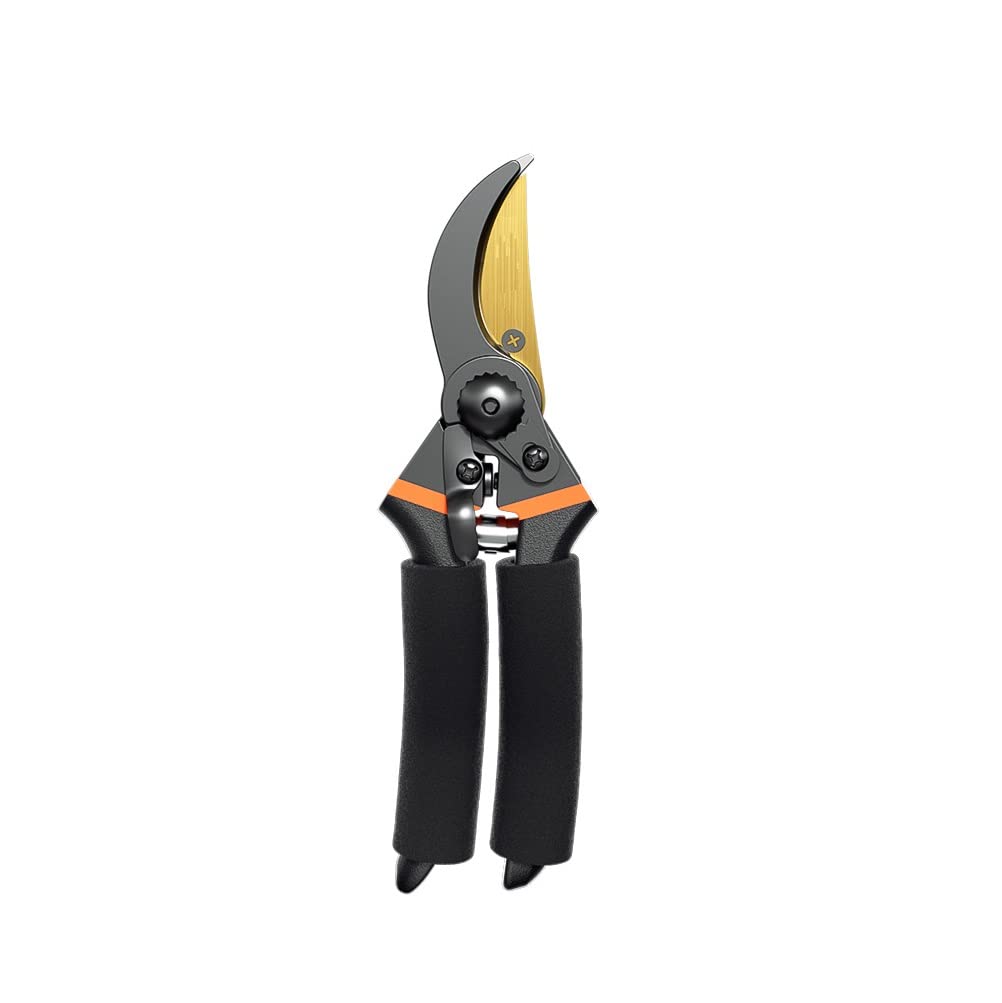 Garden Secateurs Heavy Duty Secateurs & Pruning Scissors Garden Shears Pruning Shears Loppers for Gardening,Titanium Coated High Carbon Steel SK5 Blade Can Cut Caliber 3CM Branches