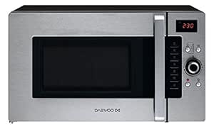Daewoo KOC-9Q4T Microondas, 28 litros, digital, grill, acero inoxidable, 900 W, Inox