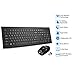 TOPELEK Wireless Keyboard and Mouse Combo, Wireless Mouse and Ultra Slim Keyboard, 2.4GHz Wireless Connection, with Mute Mouse and Micro Receiver -Compatible with Mac/Windows XP/7/8/10/VISTA