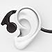 Effie Bone Conduction Headphones with Microphone Stereo Open-Ear Sport Headphone with Noise Reduction Microphone (Black)
