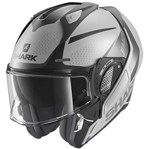 Shark Evo-GT Encke Matt Helmet, grey/black, XS (53/54)
