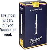 Vandoren Traditional Bb Clarinet Reeds 2.5 Strength Box of 10 view 2