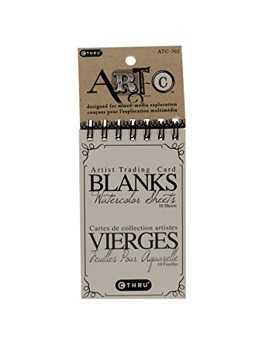StealStreet SS-KI-CG361 Watercolor Sheets Artist Trading Card Blanks