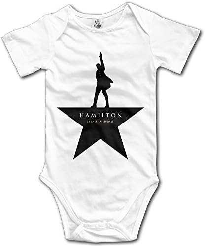 Cute Baby Onesies The Music of Alexander Hamilton Star Logo Hanging Bodysuit