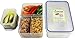 EcoNaturel Bento Lunch Box Kids & Adults; Leakproof Meal Prep Container with 3 Removable Perfect Size Compartments Plus Snack/Soup Container; BPA Free Reusable Portion Control; Food storage Container
