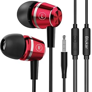 Blukar-Earphones-In-Ear-Headphones-Earphones-with-High-Sensitivity-Microphone-Noise-Isolating-High-Definition-Pure-Sound-for-iPhone-iPod-iPad-MP3-Players-Galaxy-etc Blukar Earphones, In-Ear Headphones Earphones High Sensitivity Microphone - Noise Isolating, High Definition, Pure Sound…