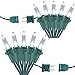Brizled Christmas Tree Lights, 2 Pack 33ft 100 LED Christmas Lights, 120V UL Certified Connectable Xmas Light Indoor Outdoor, Clear Mini Light for Xmas, Tree, Home, Holiday, Green Wire, Bright White