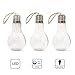 MJ PREMIER Christmas Decoration, Christmas Decor Wine Bottle Lights, Battery Operated LED Glass with Timer, Decorative for Tabletop Display Centerpiece Holiday Party Home (Clear)