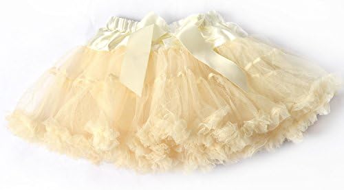 LCLHB Tulle Dance Tutu Skirt, 3-Layer Fluffy Ballerina For Baby Toddler Girls (5 Size Available For 4 Mon - 10yrs Girls)