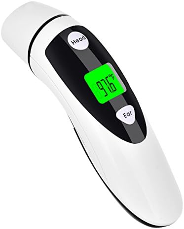 Homate Digital Medical Infrared Ear Thermometer with Forehead Mode for Babies, Kids and Adults with FDA and CE approval