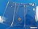 3X Clear Plastic Sleeve Lanyard Ticket Holder with Grommet 8.0