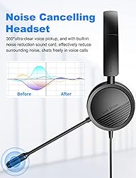 Link Dream USB Headset with Microphone Noise