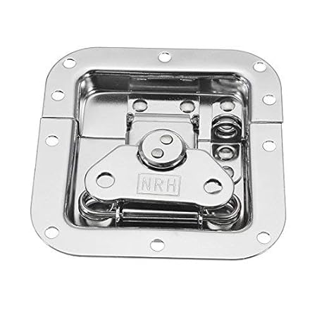 Kerlana Twist Butterfly Draw Latch Rotary Turn Cold Rolled Silver Recessed (Color : -, Size : -)