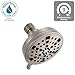 Delta 5-Spray 4 in. H2Okinetic Shower Head in Brushed Nickel-75559SN
