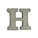 The Country House Collection Small Decorative Tin Letters - H