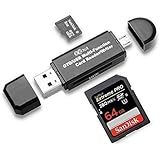 Micro USB OTG to USB 2.0 Adapter; SD/Micro SD Card Reader With Standard USB Male & Micro USB Male Connector For Smartphones/Tablets With OTG Function
