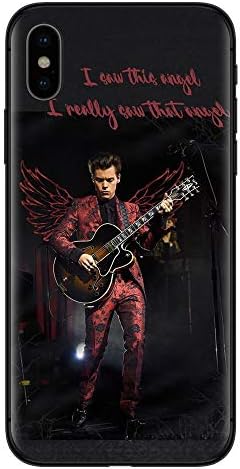 XUHAHASJK Phone Case/One Direction Tattoos Harry Styles Phone Cases For Coque Iphone 5S Se 6 6S 7 7Plus 8 8 Plus X Soft Black Silicone Cover