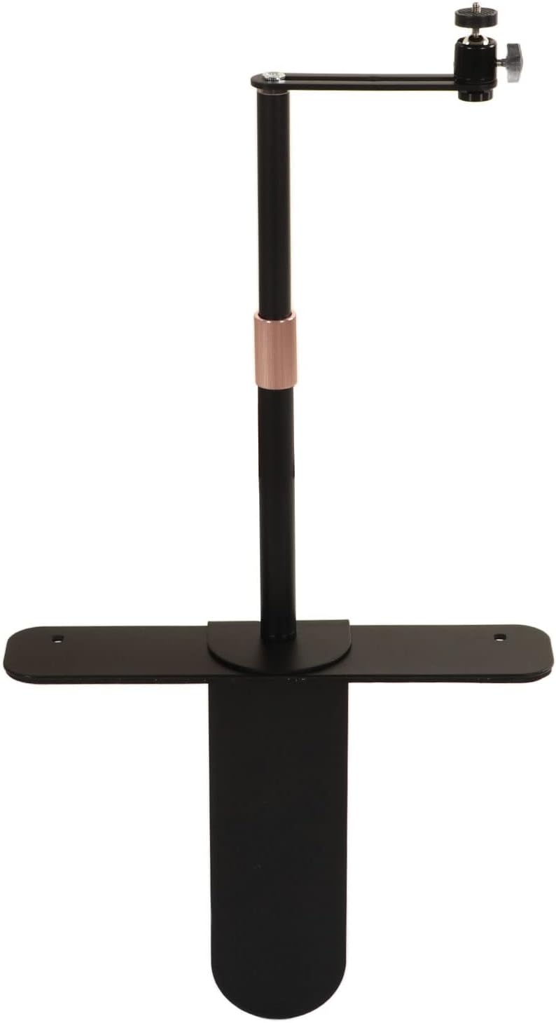 Elprico Projector Stand Bedside Sofa Desk 360 Rotating Metal Black 24-40cm