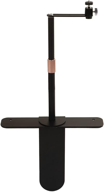 Elprico Projector Stand Bedside Sofa Desk 360 Rotating Metal Black 24-40cm