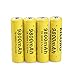 10PCS 9800mAh 18650 3.7V Batteries high-Capacity Rechargeable Battery + 2PCS Battery Charger