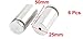 6 Pcs 25mm x 50mm Stainless Steel Frameless Standoff Clamp for Glass