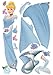 Roommates Rmk1465Gm Cinderella Peel & Stick Giant Wall Decal with Gems