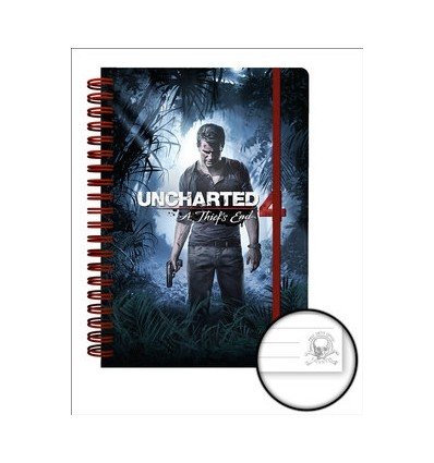 GB Eye, Uncharted 4, Cover, A5 Notebook, Various, 15x3x20 cm