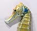 Handpainted Seahorse Wall Mount Decor Plaque 6