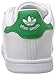 adidas Originals Kids Stan Smith Sneaker, FTWR White/FTWR White/Green, 10 US Unisex Toddler