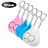Personal Alarm - HUMUTU Personal Alarm keychain for Women Kids, Tested 125 db Loud Siren Song Alarm Keychain with 3 LR44 Batteries included