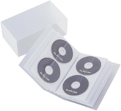 Amazon Co Jp 04年モデル Elecom Ccd F1cr Cd Dvdファイル 1枚収納 パソコン 周辺機器