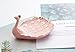 Jojuno Peacock Ring Holder Real 24K Gold Plating on The Crown Wings, Jewelry Trinket Holder Home Decoration, Pink Color