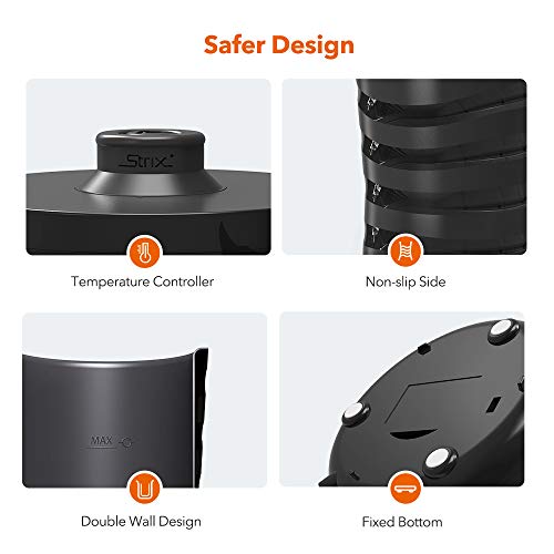 image for Milk Frother, TaoTronics Automatic Electric Milk Steamer For Hot Or Co