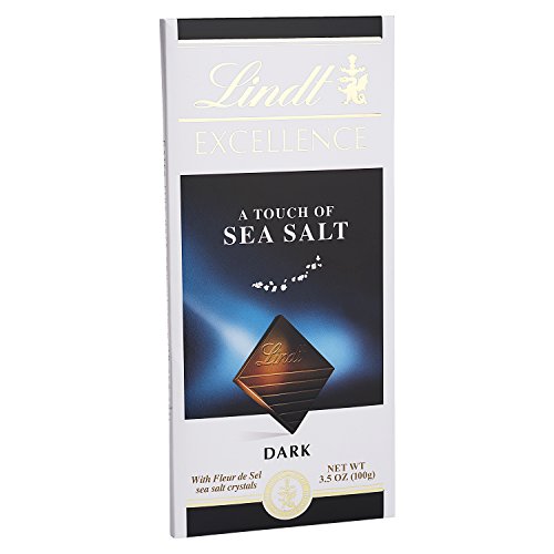 Lindt Excellence Sea Salt Chocolate Bar - Image 5