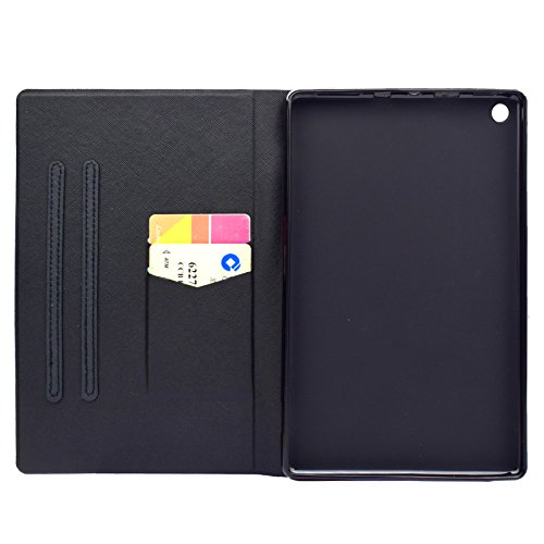 HD 8 Case - LittleMax(TM) [Cards Holder] Ultra Slim Lightweight Thin PU Leather Stand Flip Case Cover with Auto Sleep/Wake for Amazon Kindle Fire HD 8" 6th & 7th Generation -# Elephant - Thumbnail 7
