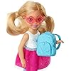 Barbie-FWV20-Chelsea-Doll-and-Travel-Set-with-Puppy-Multicolored Chelsea Travel Doll, Blonde, With Puppy, Carrier & Accessories, For 3 To 7 Year Olds, FWV20