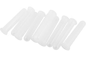 uxcell 10 Pcs 20ml Plastic Centrifuge Tubes with Snap Cap, Graduated Micro Centrifuge Tube, Round Bottom, Clear, Storage Cont